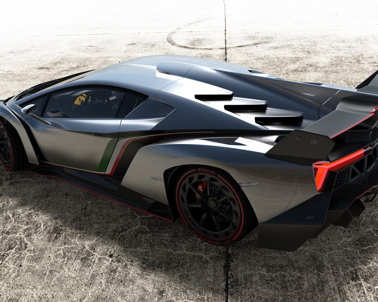 2013 Lamborghini Veneno 兰博基尼Veneno豪华超级跑车高清壁纸6 - 1280x1024