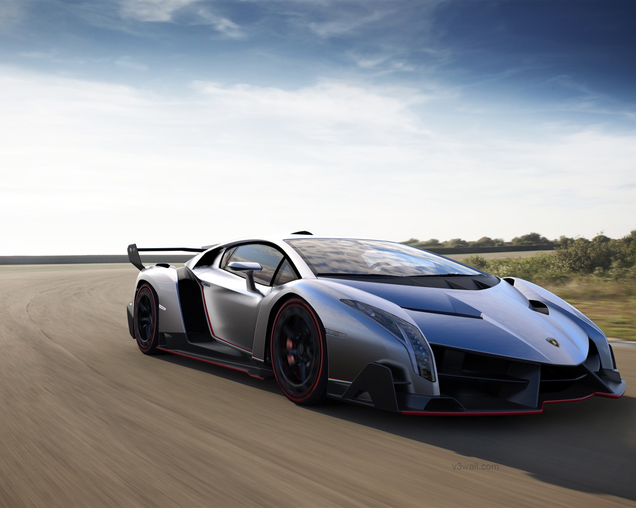 2013 Lamborghini Veneno luxusní supersport HD Tapety na plochu #7 - 1280x1024