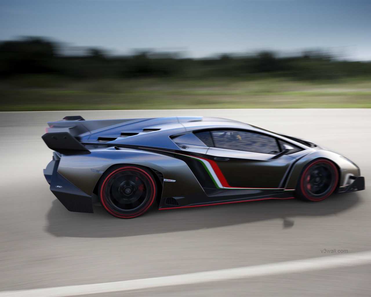 2013 Lamborghini Veneno 蘭博基尼Veneno豪華超級跑車高清壁紙 #8 - 1280x1024