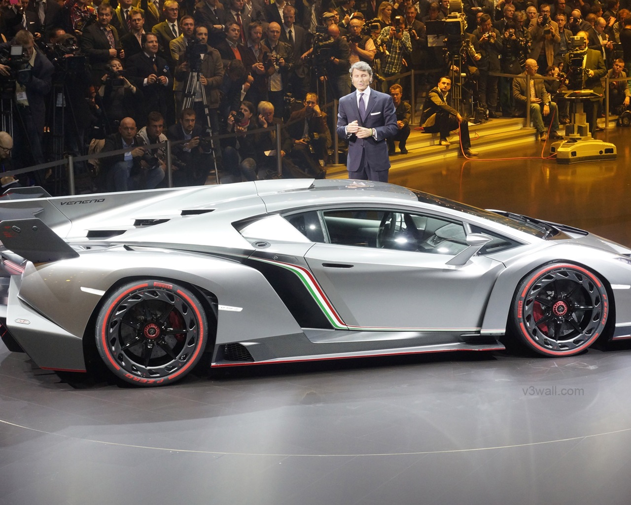 2013 Lamborghini Veneno superdeportivo de lujo HD fondos de pantalla #14 - 1280x1024