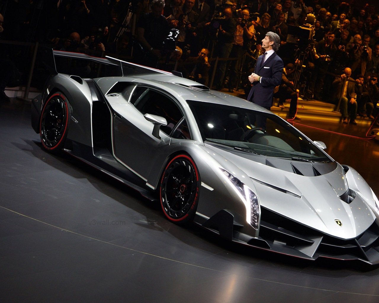 2013 Lamborghini Veneno superdeportivo de lujo HD fondos de pantalla #16 - 1280x1024