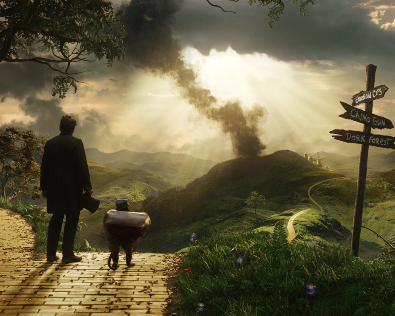 Oz The Great and Powerful 綠野仙踪 高清壁紙 #13 - 1280x1024