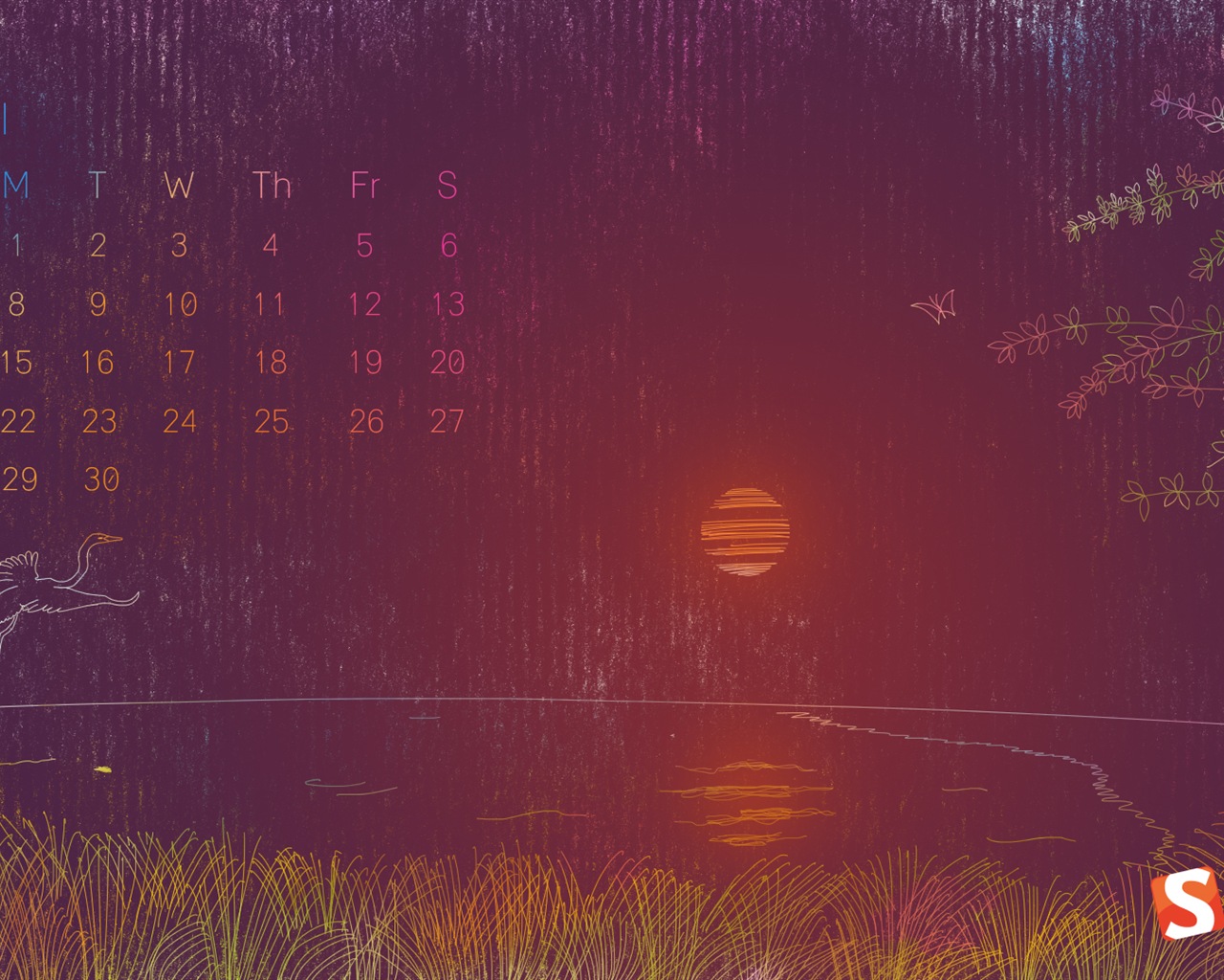 04. 2013 Kalendář tapety (2) #19 - 1280x1024