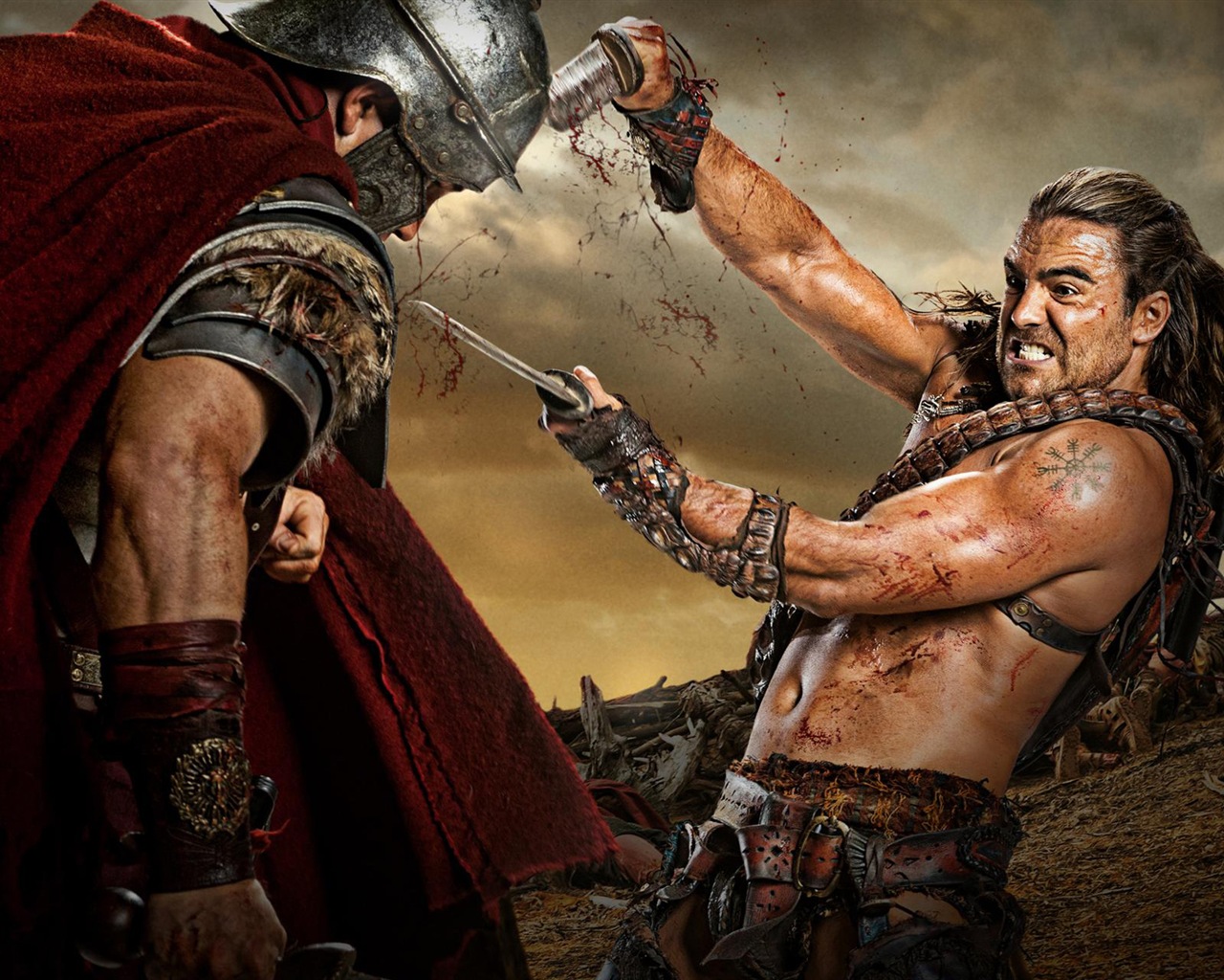 Spartacus: La Guerre des fonds d'écran HD Damned #5 - 1280x1024