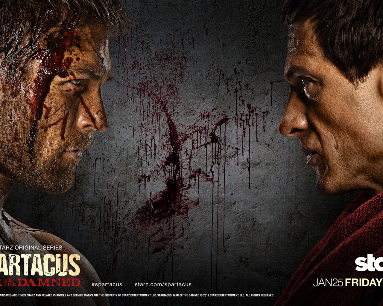 Spartacus: La Guerre des fonds d'écran HD Damned #12 - 1280x1024