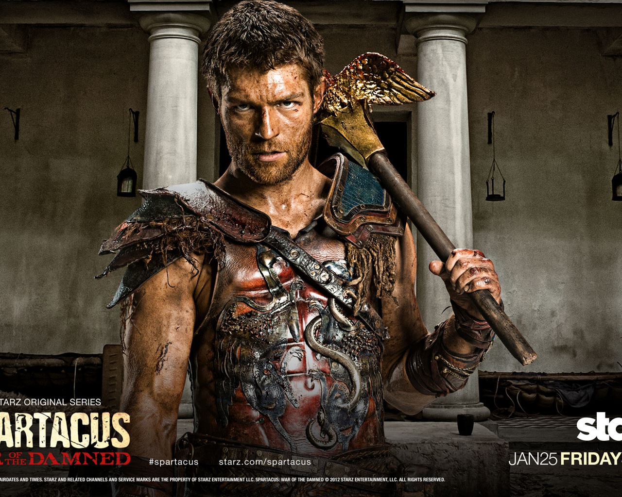 Spartacus: La Guerre des fonds d'écran HD Damned #13 - 1280x1024