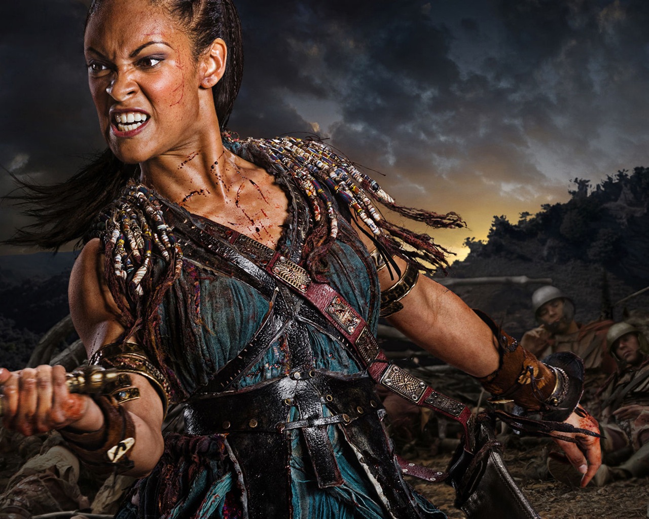 Spartacus: La Guerre des fonds d'écran HD Damned #14 - 1280x1024