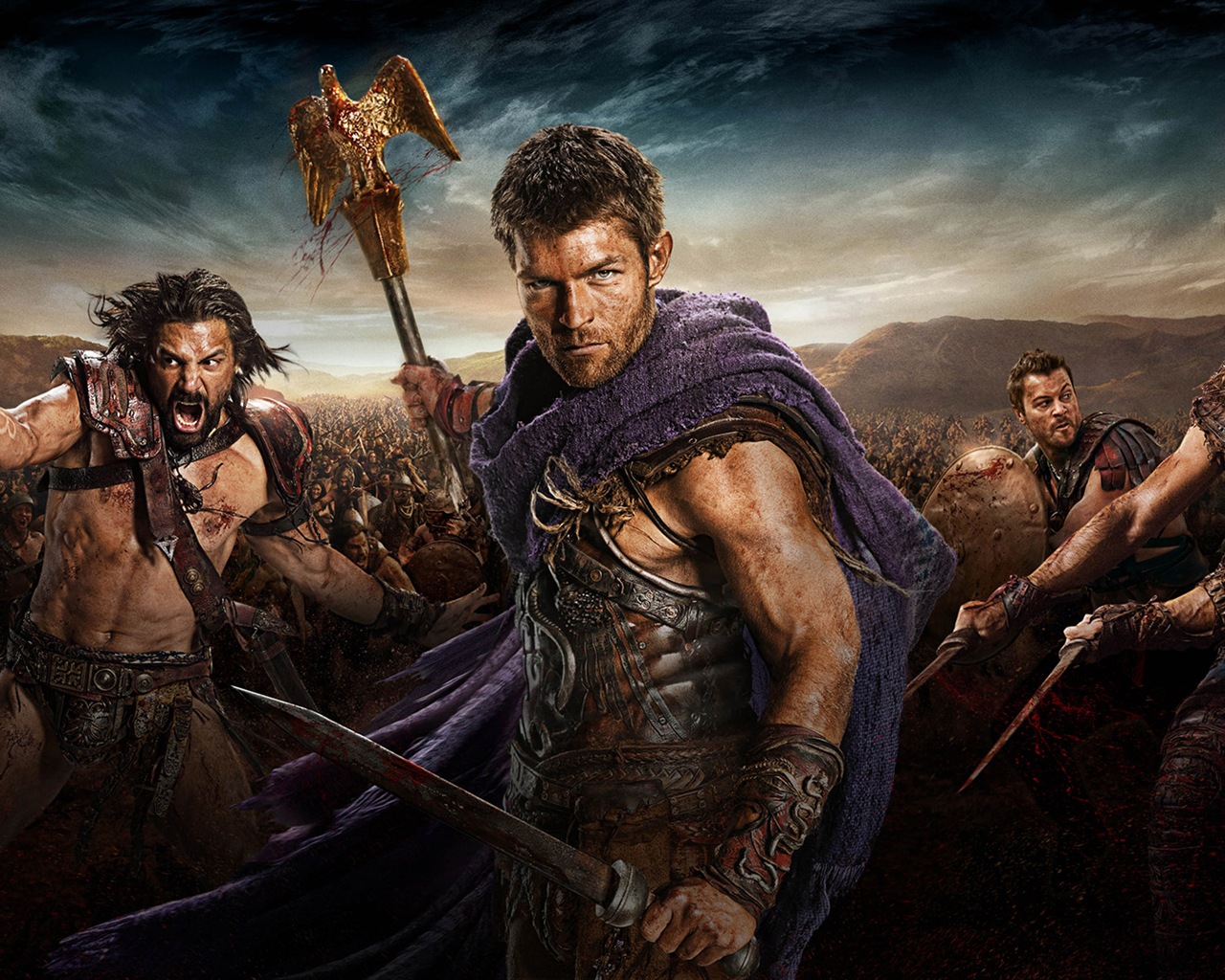 Spartacus: La Guerre des fonds d'écran HD Damned #20 - 1280x1024