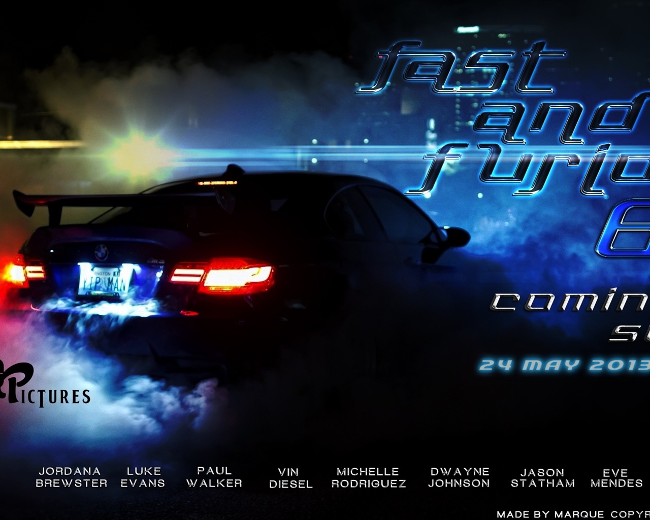 Fast And Furious 6 速度與激情6 高清電影壁紙 #3 - 1280x1024