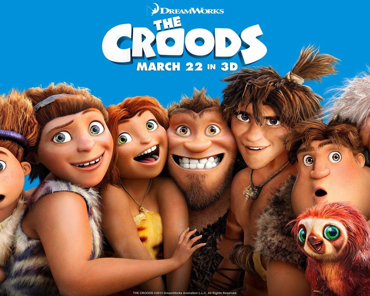 The Croods 疯狂原始人 高清电影壁纸3 - 1280x1024