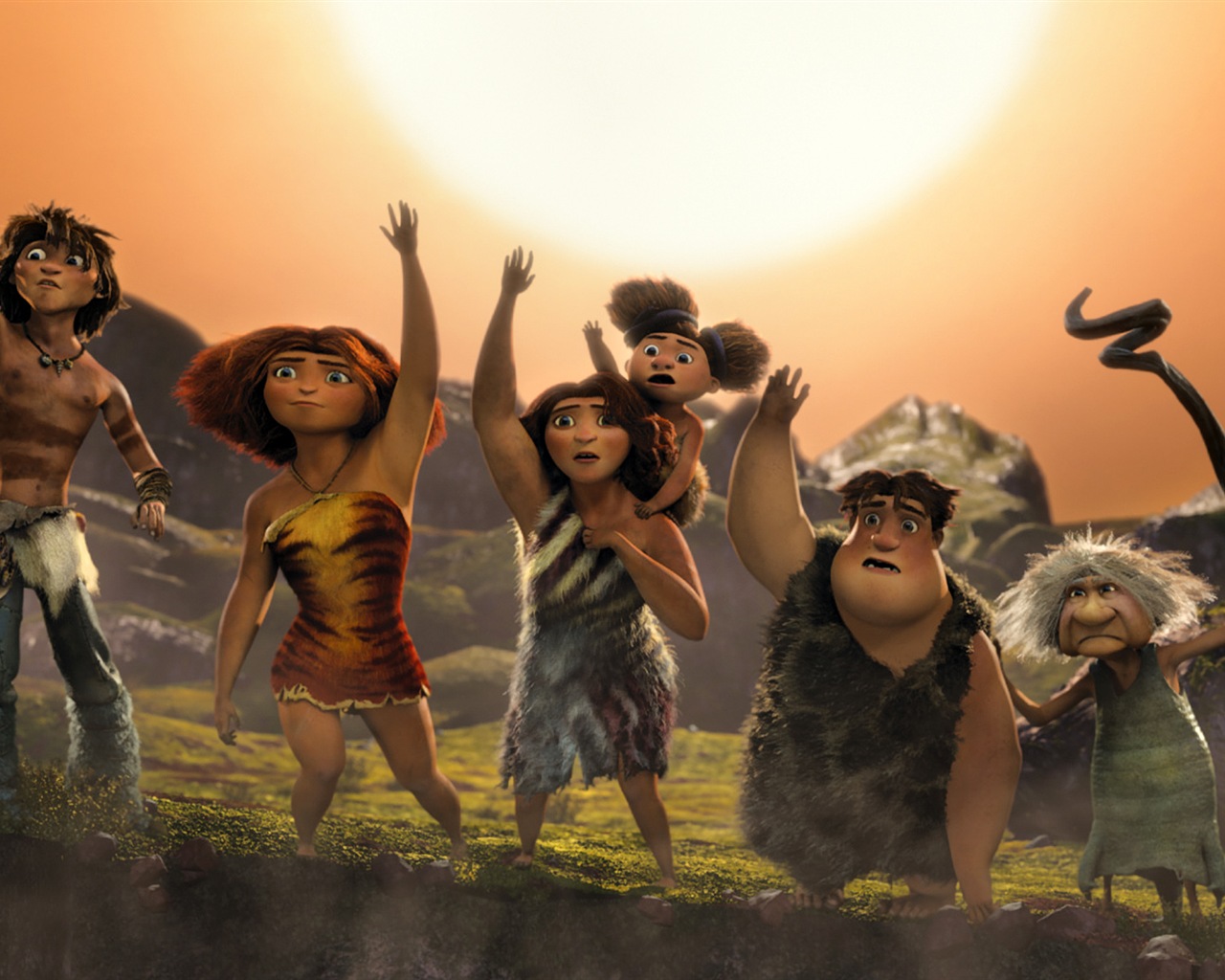 Croods HDムービーの壁紙 #4 - 1280x1024