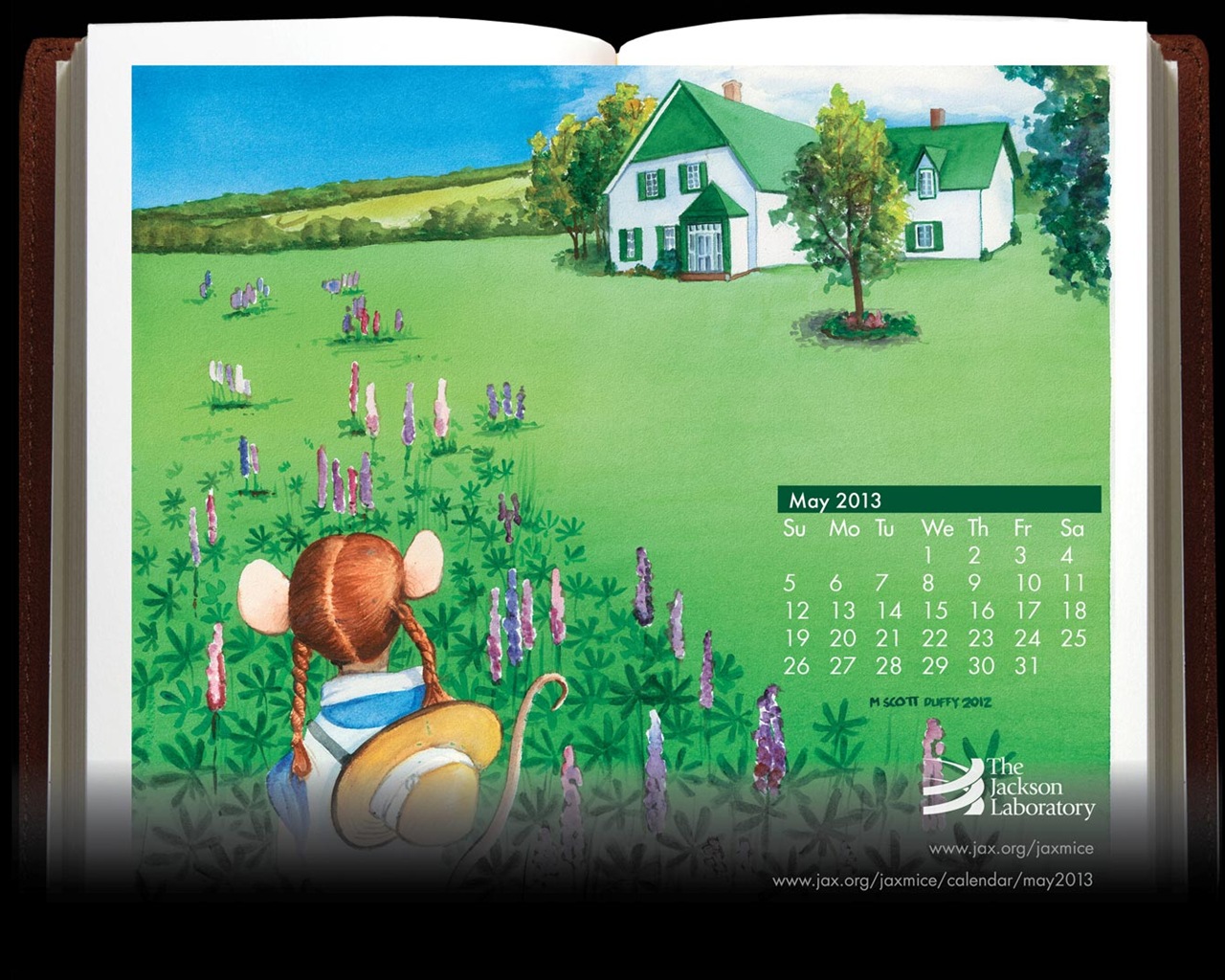 2013年5月 月曆壁紙(一) #8 - 1280x1024