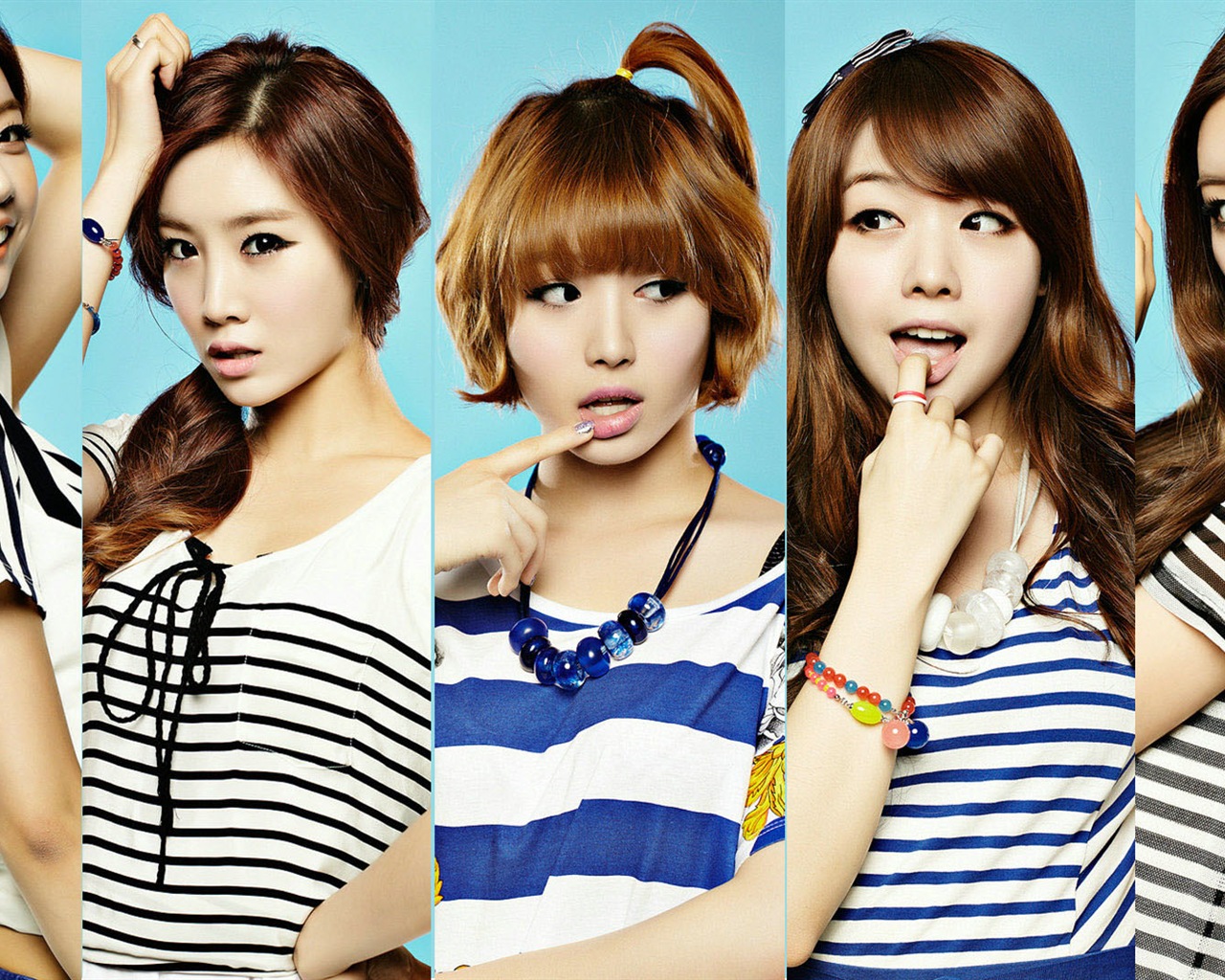 Dívčí Den Korea pop music dívky tapety #3 - 1280x1024