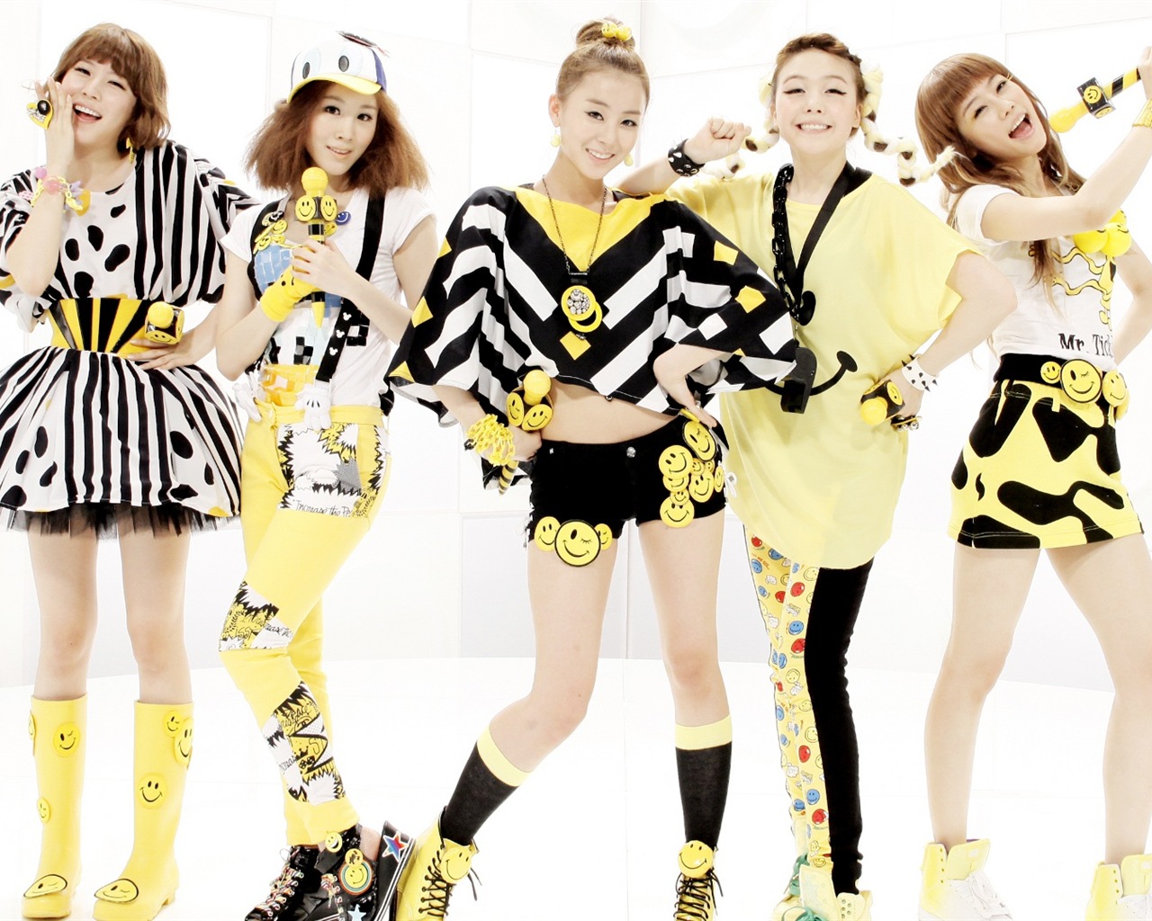 Dívčí Den Korea pop music dívky tapety #8 - 1280x1024
