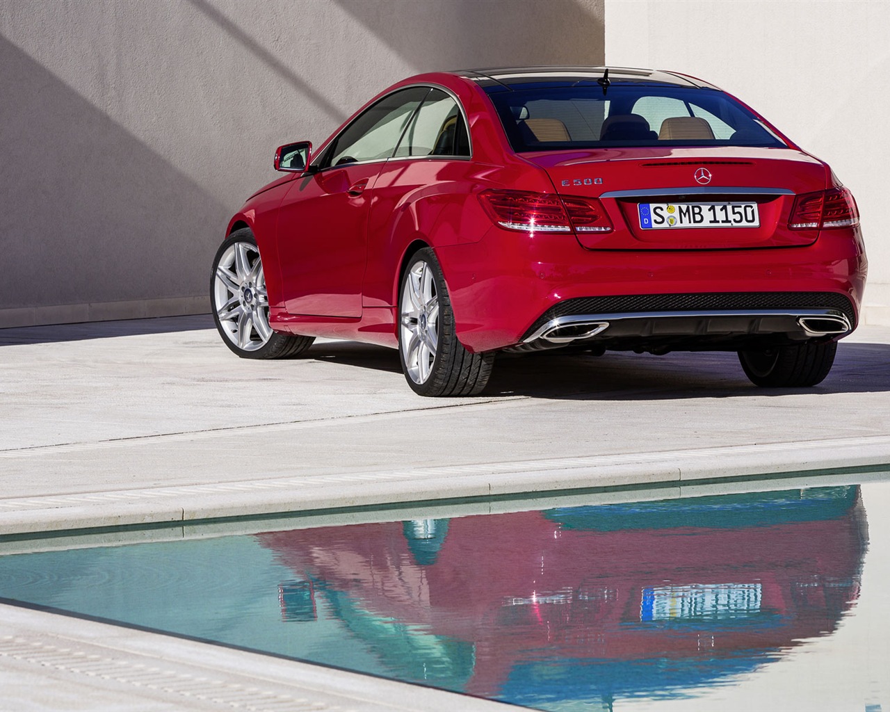 2014 Mercedes-Benz E-Class Coupe 奔馳跑車高清壁紙 #4 - 1280x1024