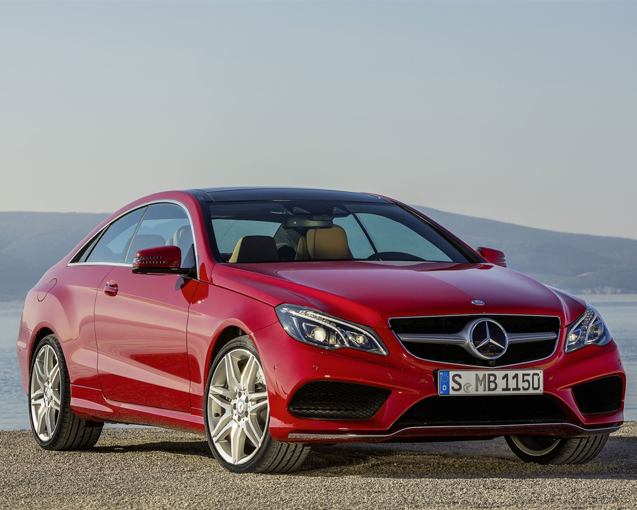 2014 Mercedes-Benz E-Class Coupe 奔驰跑车高清壁纸6 - 1280x1024