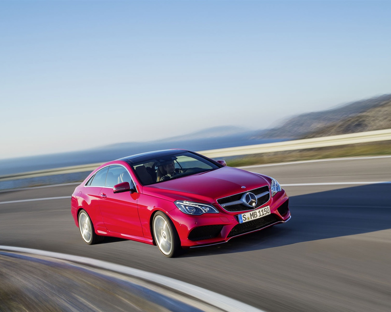 2014 Mercedes-Benz E-Class Coupe 奔驰跑车高清壁纸9 - 1280x1024