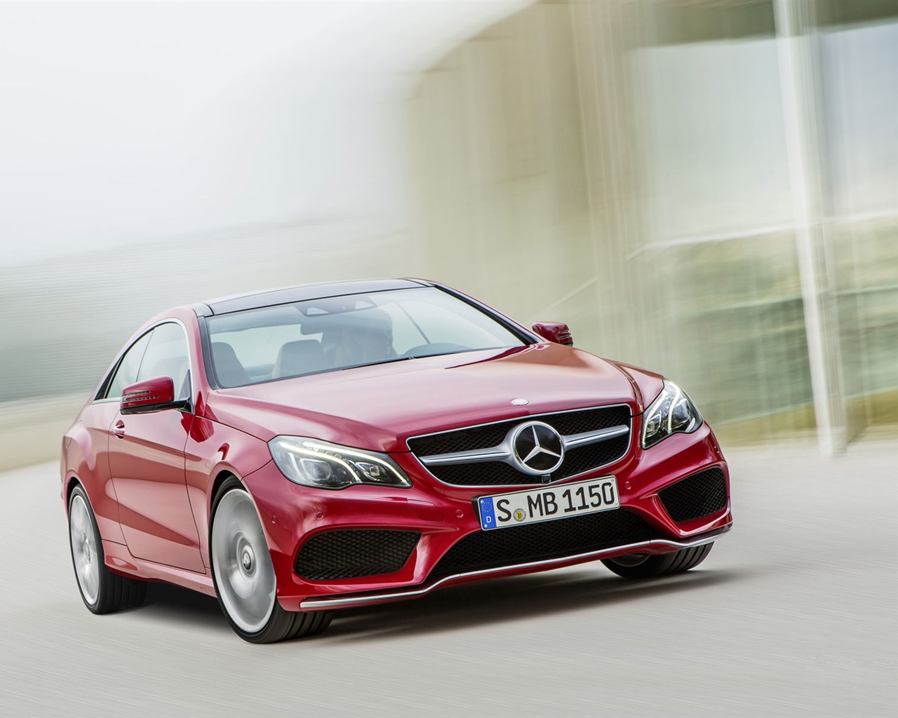 2014 Mercedes-Benz E-Class Coupe 奔驰跑车高清壁纸10 - 1280x1024