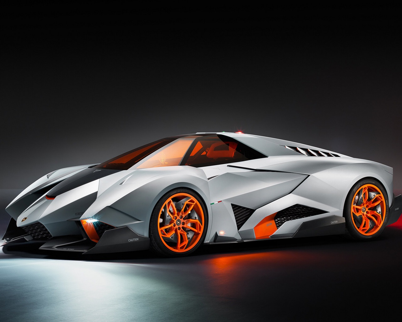 Lamborghini Egoista Konzept Supersportwagen HD Wallpaper #1 - 1280x1024