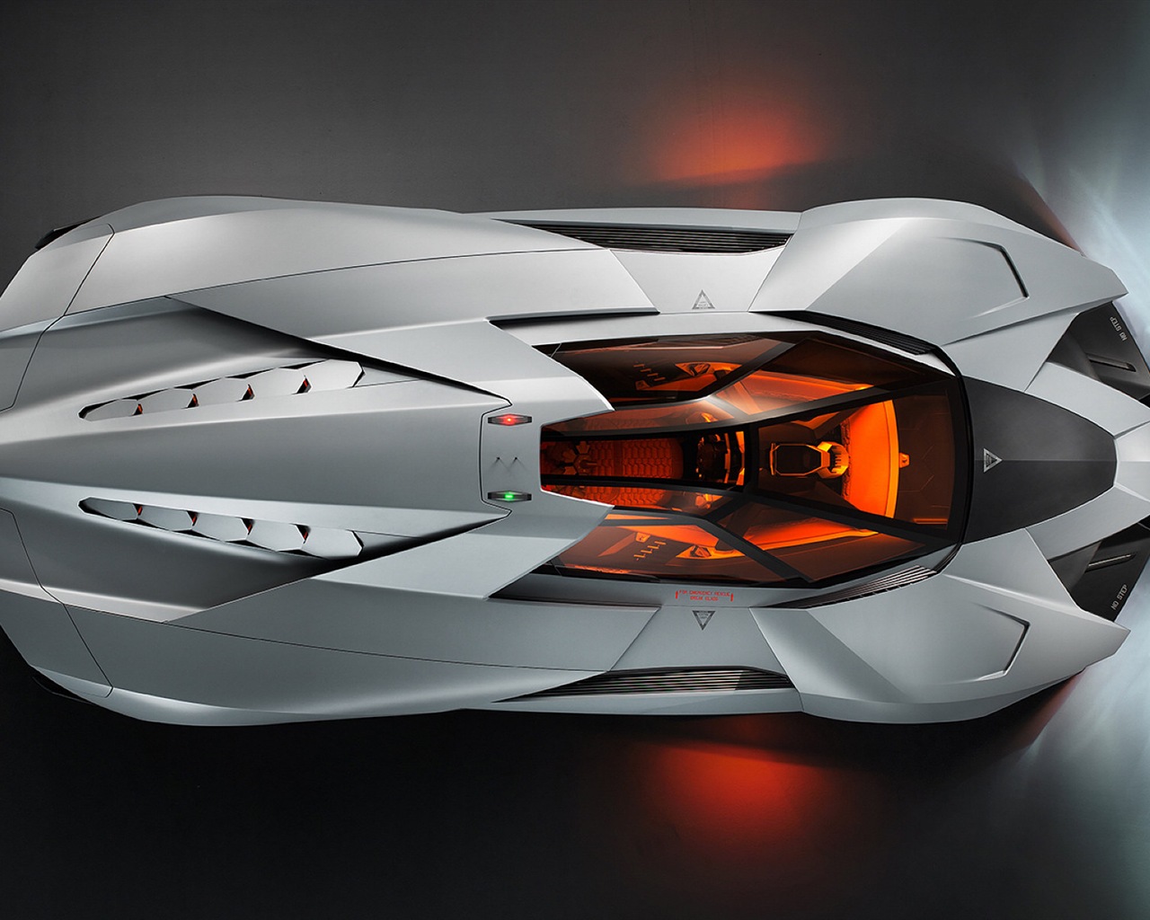 Lamborghini Egoista Concept 蘭博基尼Egoista概念超級跑車 高清壁紙 #2 - 1280x1024