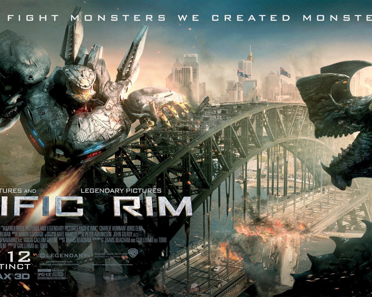 Pacific Rim 2013 fondos de pantalla de películas HD #20 - 1280x1024