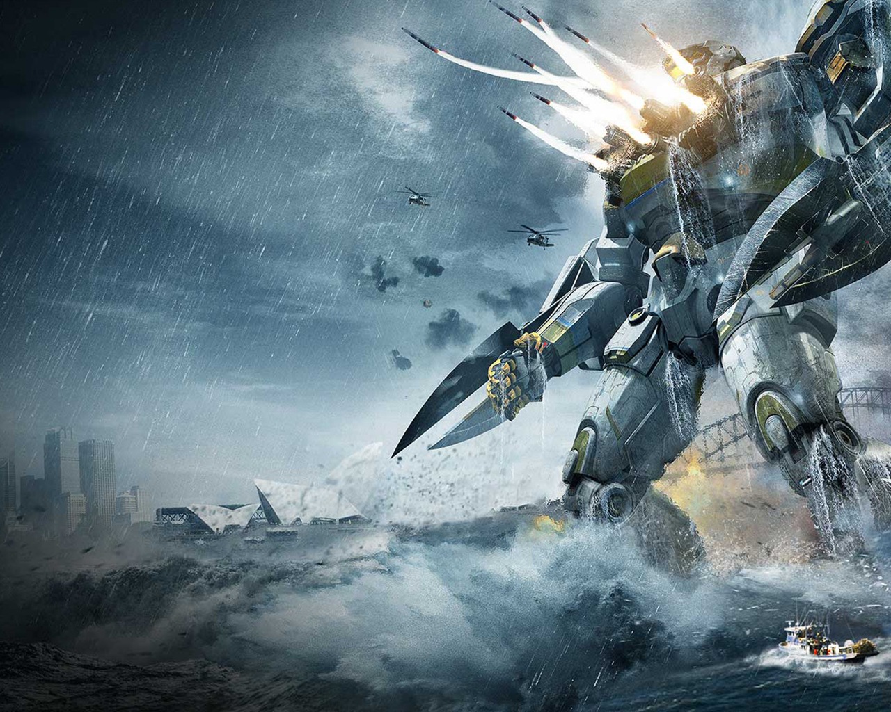 Pacific Rim 2013 HD movie wallpapers #23 - 1280x1024