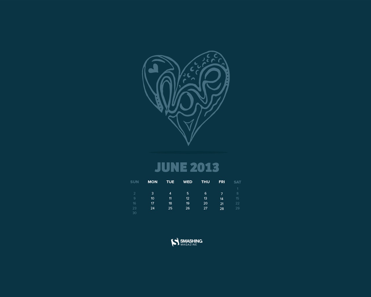 June 2013 calendar wallpaper (2) #8 - 1280x1024