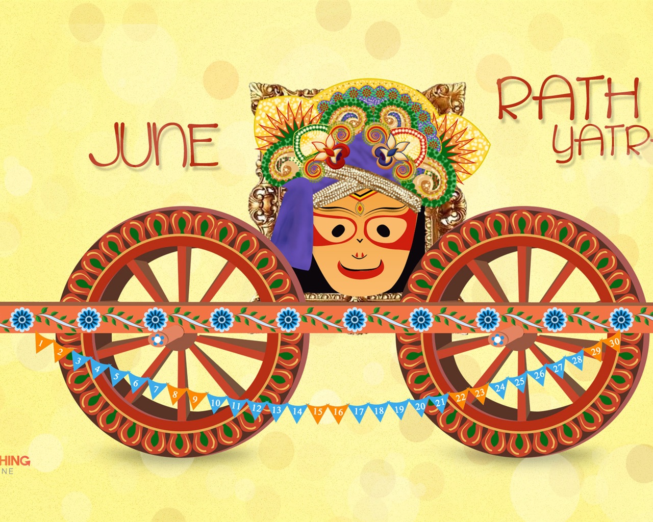 June 2013 calendar wallpaper (2) #12 - 1280x1024