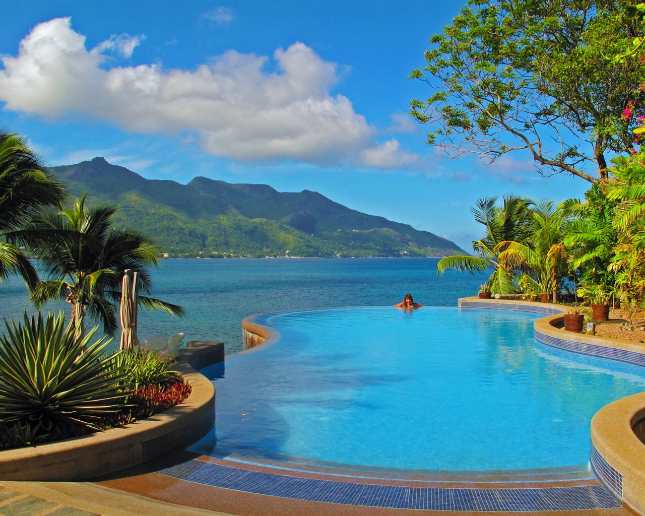 Seychelles Island nature landscape HD wallpapers #4 - 1280x1024