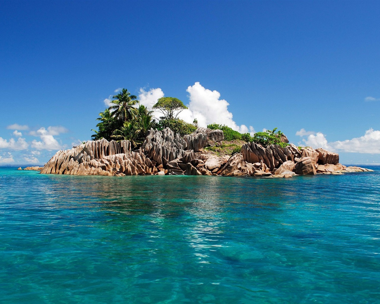 Seychellen-Insel, Natur, Landschaft HD Wallpaper #10 - 1280x1024