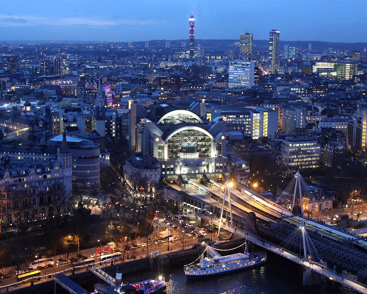 Charming city night HD wallpapers #14 - 1280x1024