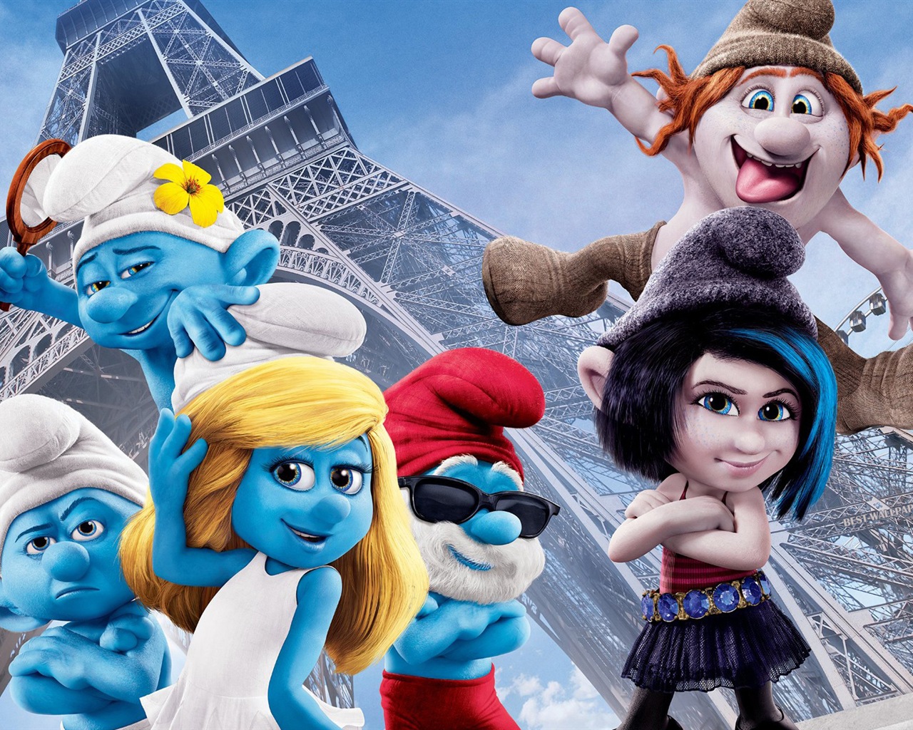 The Smurfs 2 藍精靈2 高清電影壁紙 #1 - 1280x1024