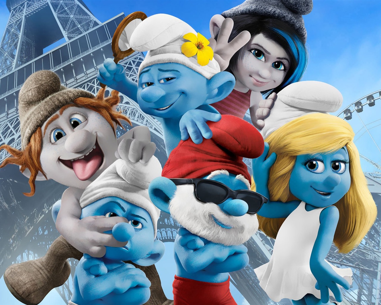 The Smurfs 2 蓝精灵2 高清电影壁纸7 - 1280x1024