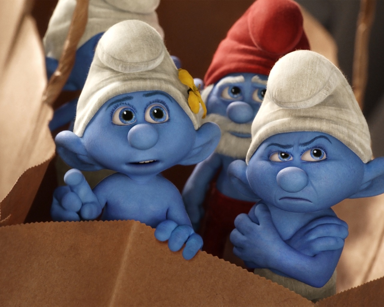 The Smurfs 2 蓝精灵2 高清电影壁纸12 - 1280x1024