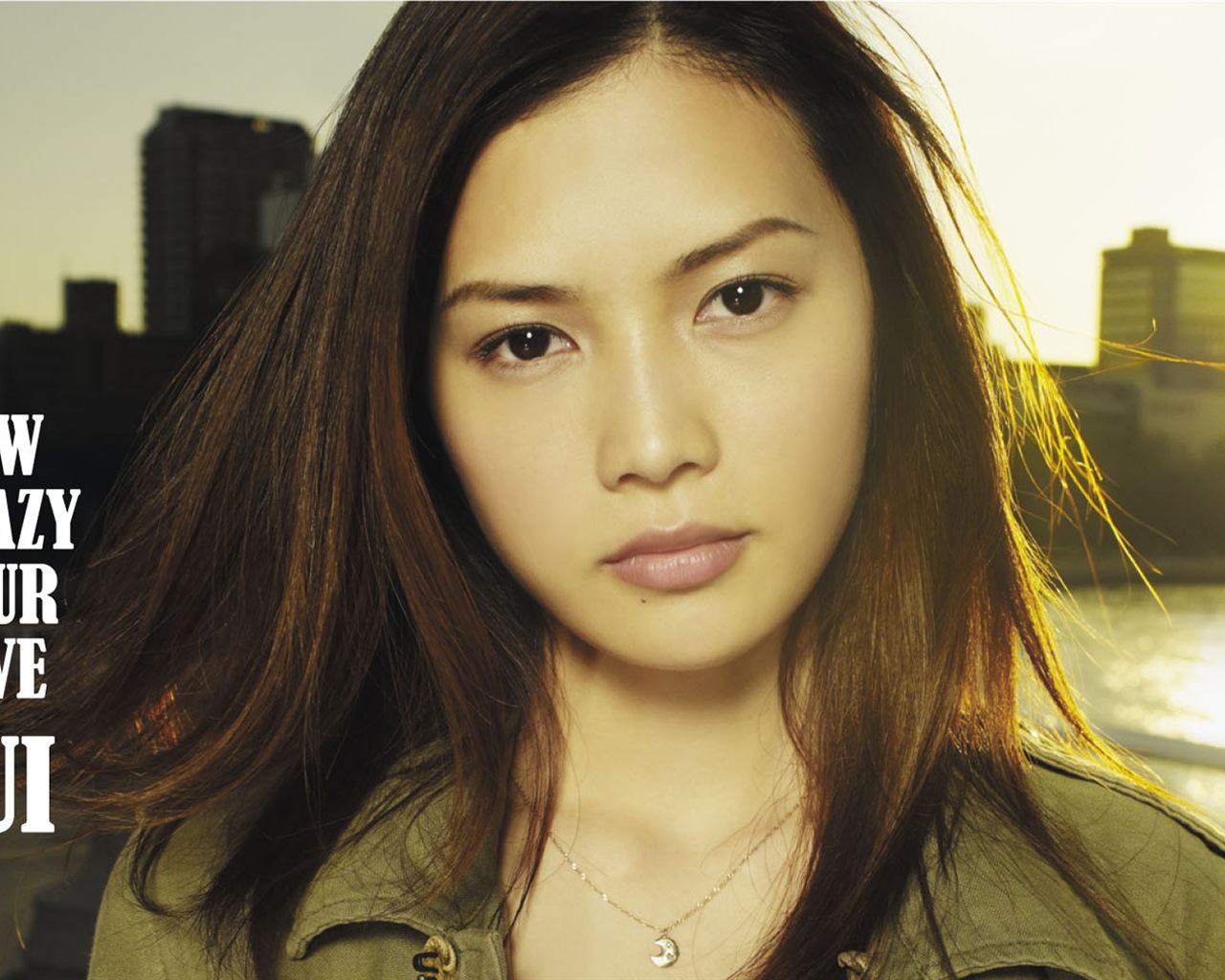 Japanese singer Yoshioka Yui HD wallpapers #3 - 1280x1024