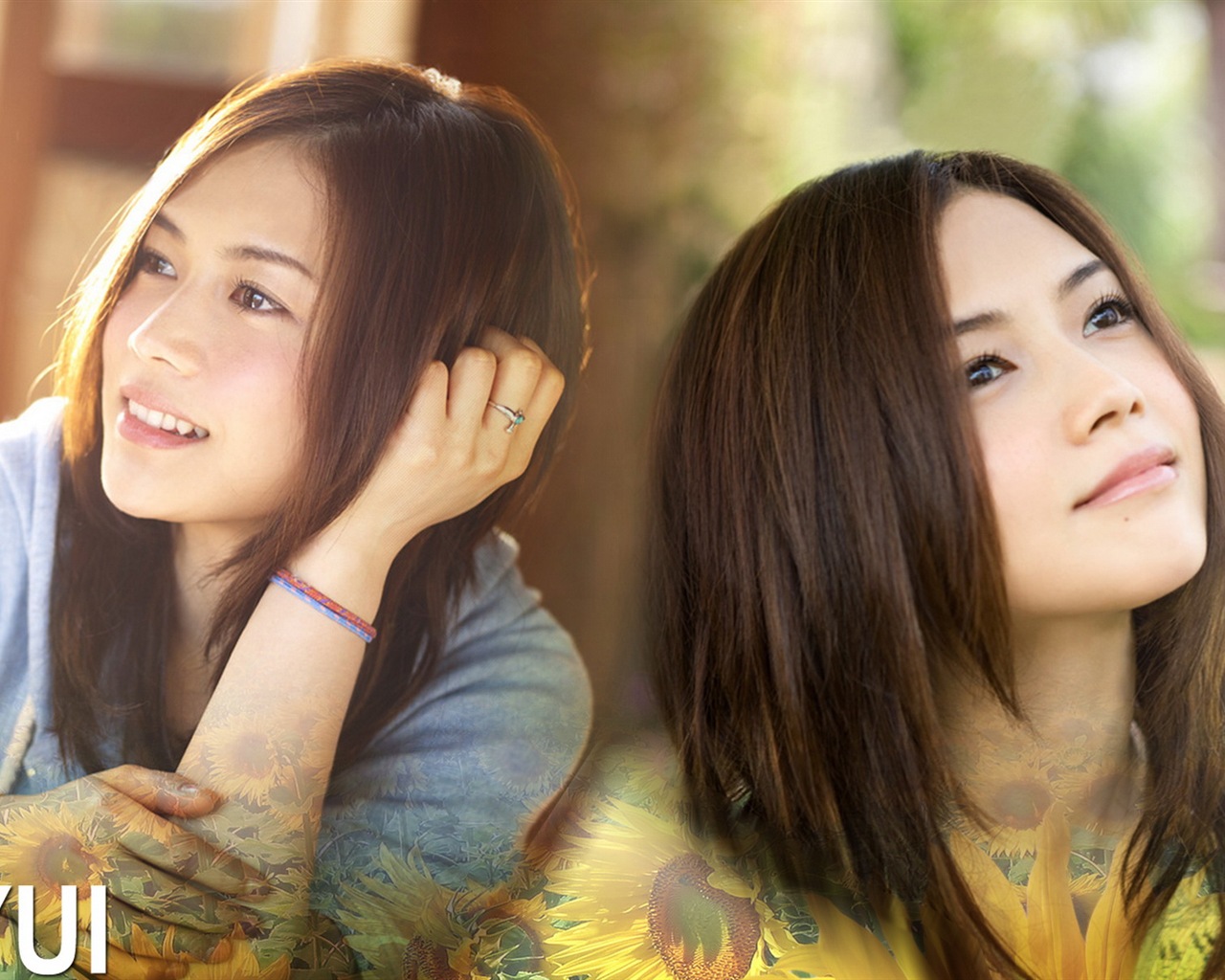 Chanteuse japonaise Yoshioka Yui fonds d'écran HD #10 - 1280x1024