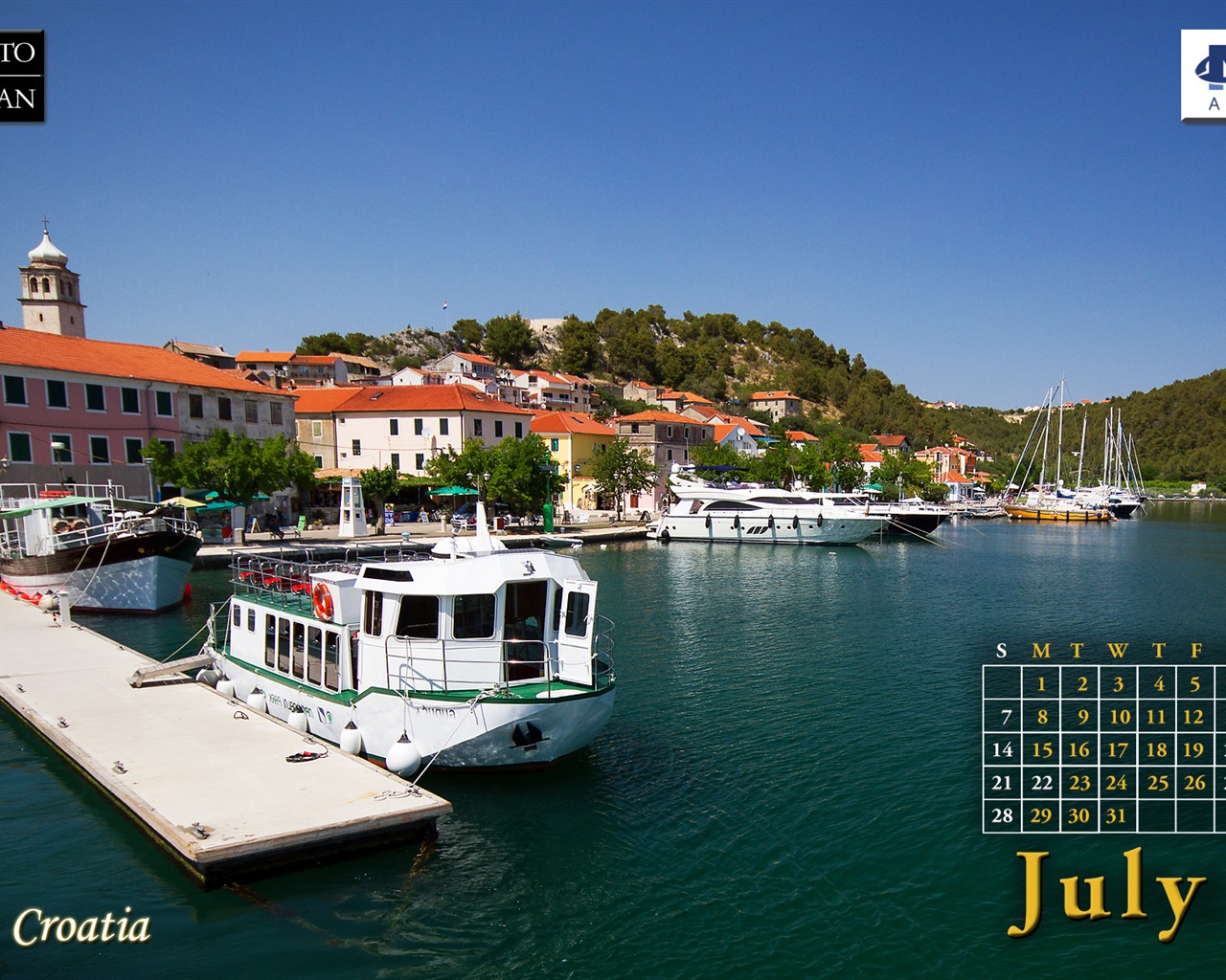 Juli 2013 Kalender Wallpaper (1) #2 - 1280x1024