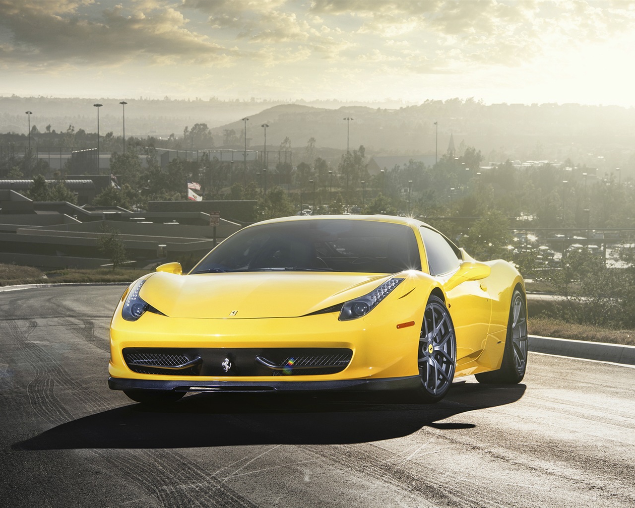 2013 Ferrari 458 Italia with 458-V 法拉利高清壁紙 #2 - 1280x1024