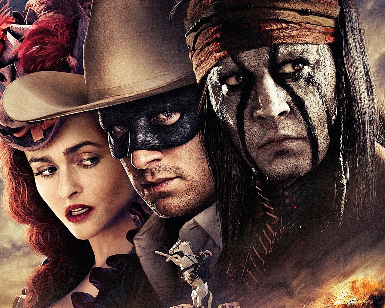 The Lone Ranger 獨行俠 高清影視壁紙 #1 - 1280x1024