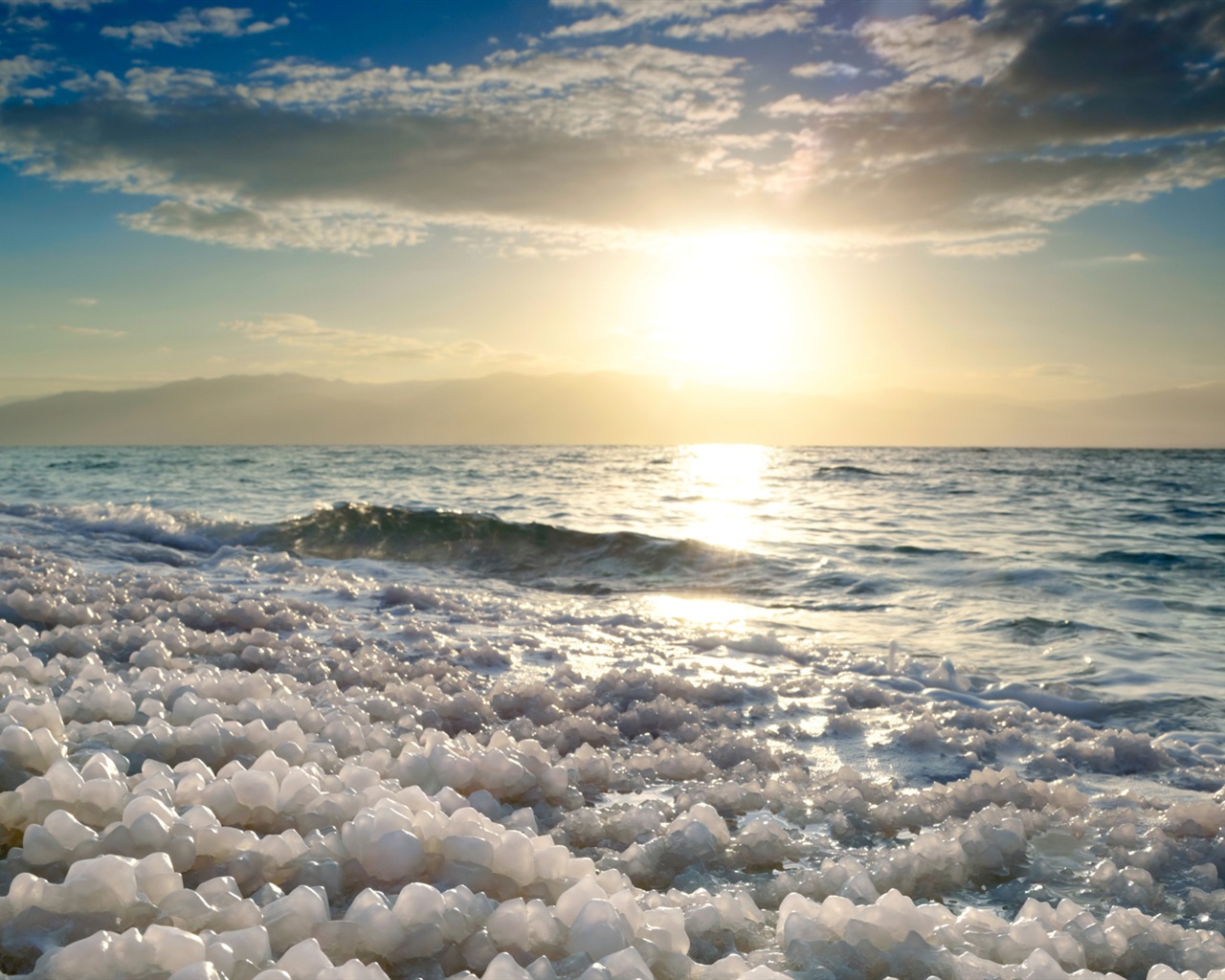 Dead Sea 死海美景 高清壁纸5 - 1280x1024