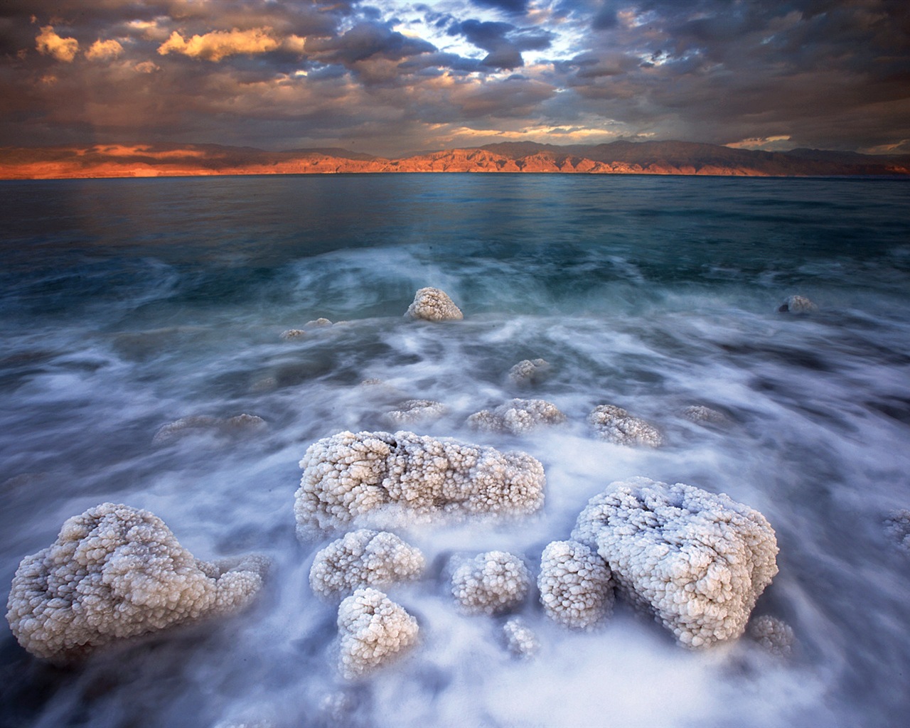 Dead Sea beautiful scenery HD wallpapers #9 - 1280x1024
