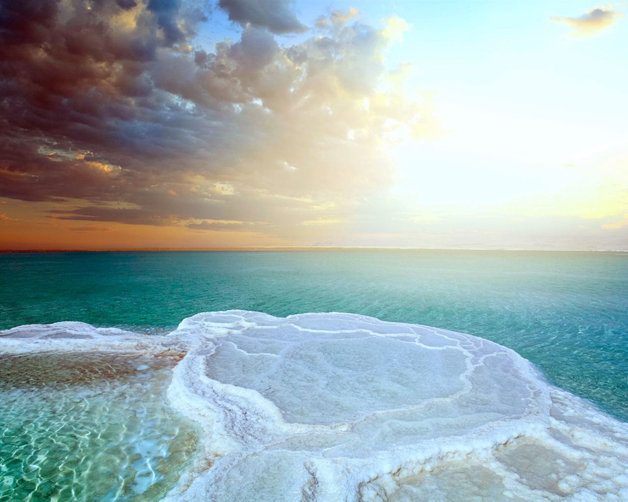 Dead Sea beautiful scenery HD wallpapers #20 - 1280x1024