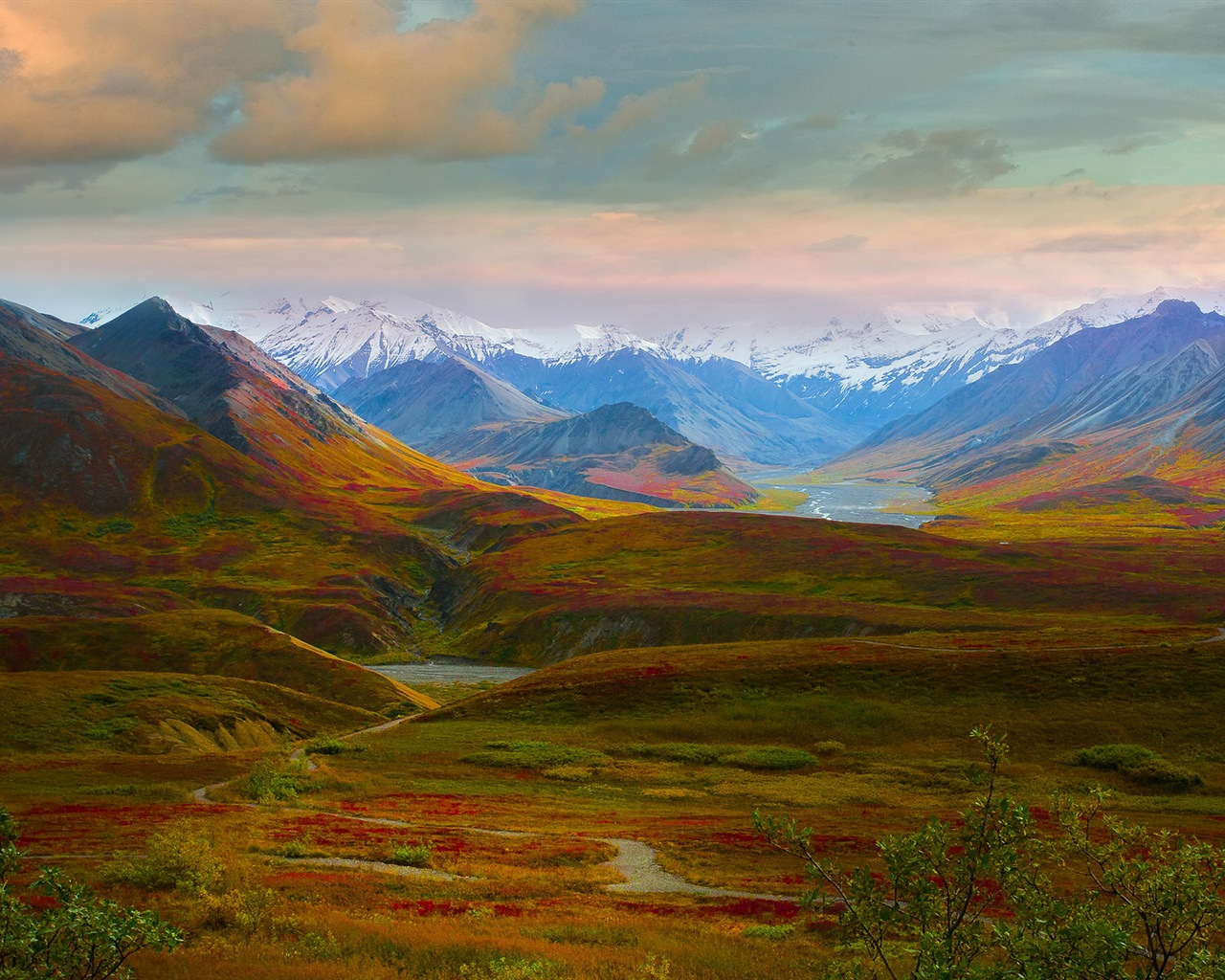 Denali National Park HD Tapety #5 - 1280x1024