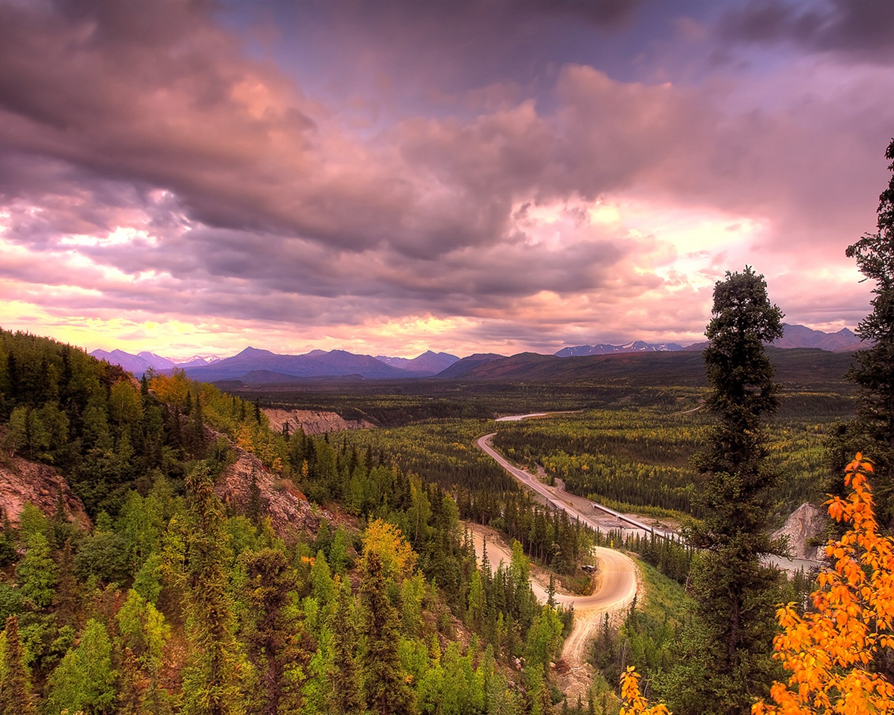 Parque Nacional Denali HD fondos de pantalla paisaje #13 - 1280x1024