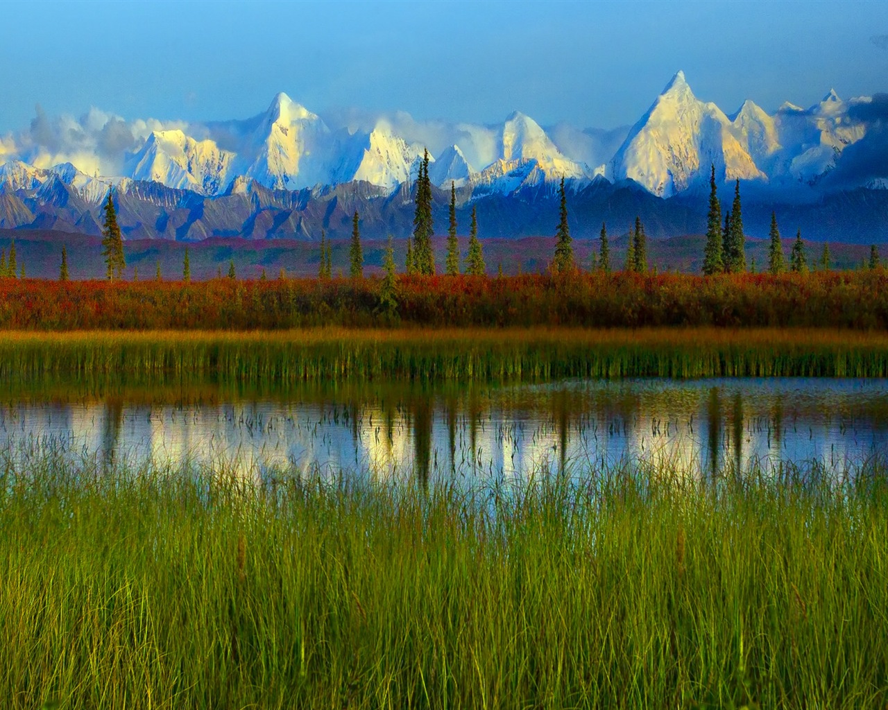 Denali National Park HD landscape wallpapers #14 - 1280x1024