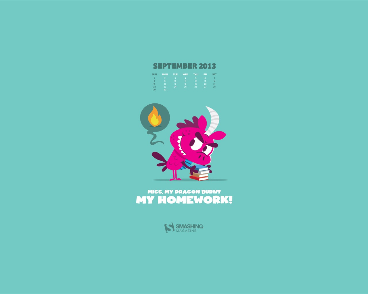 September 2013 Kalender Wallpaper (2) #13 - 1280x1024