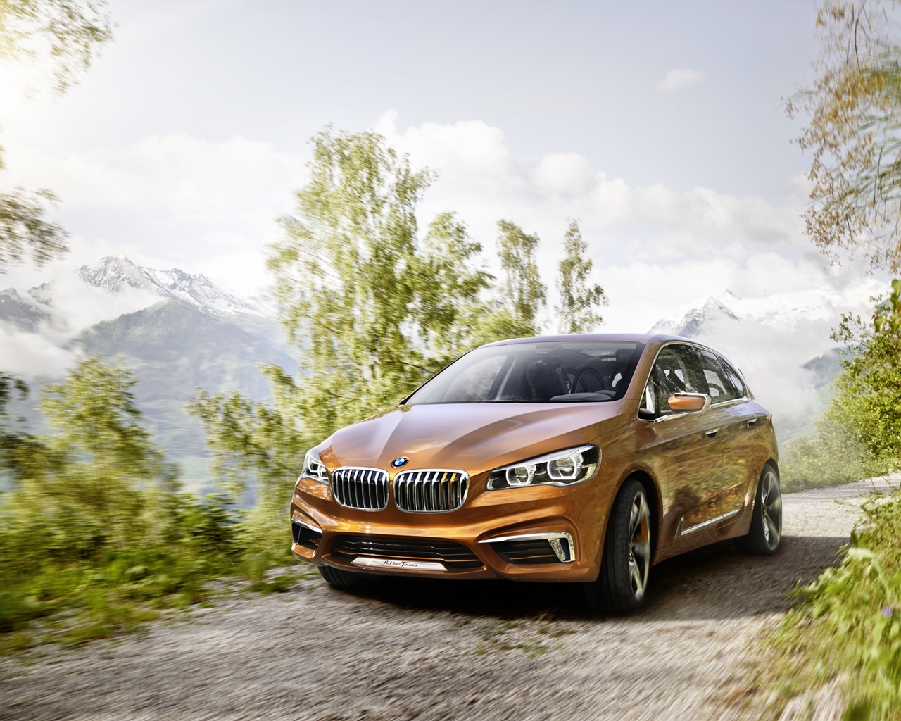 2013 BMW Concept Active Tourer 寶馬旅行車 高清壁紙 #7 - 1280x1024