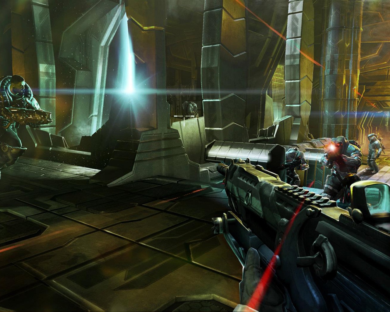 Alien Rage game 2013 HD tapety na plochu #5 - 1280x1024