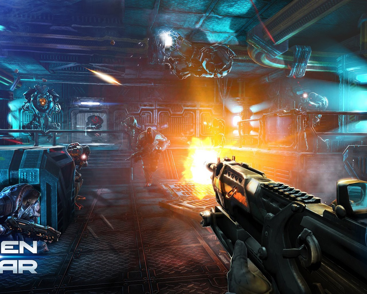 Alien Rage game 2013 HD tapety na plochu #6 - 1280x1024
