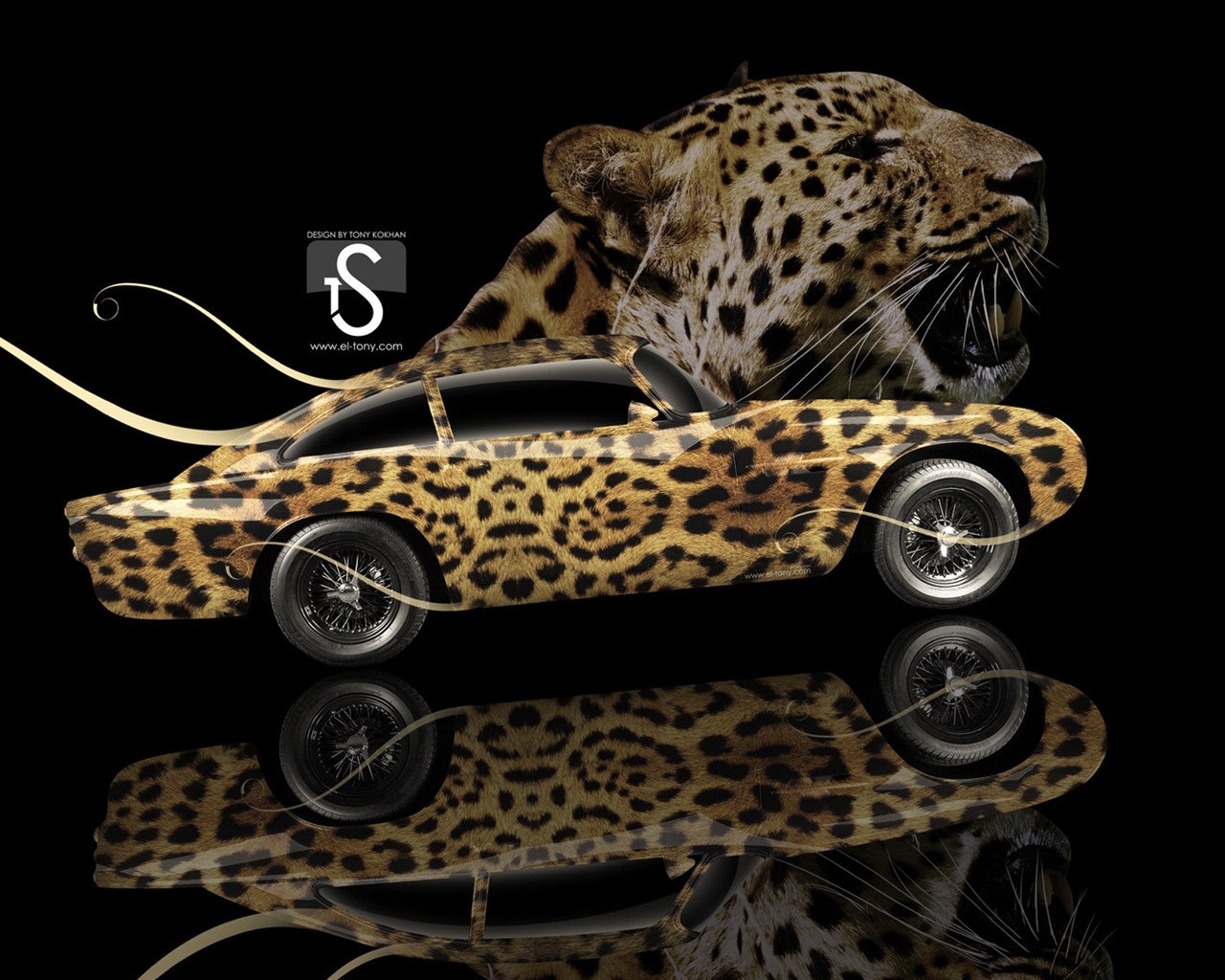 Creative fond d'écran de conception de voiture de rêve, Faune automobile #9 - 1280x1024